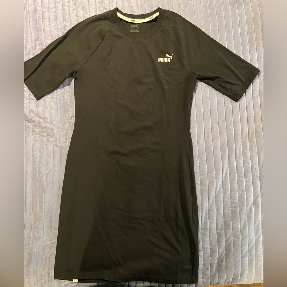 Cute black Puma dress - like new worn once & washed once - no fading.